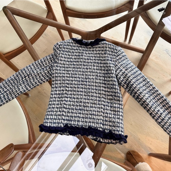 Girls Silvia’s Heath Tweed Blazer size 10 - Picture 5 of 5